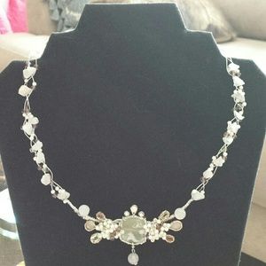 DONATED byZoli Flower Agate Neckpiece